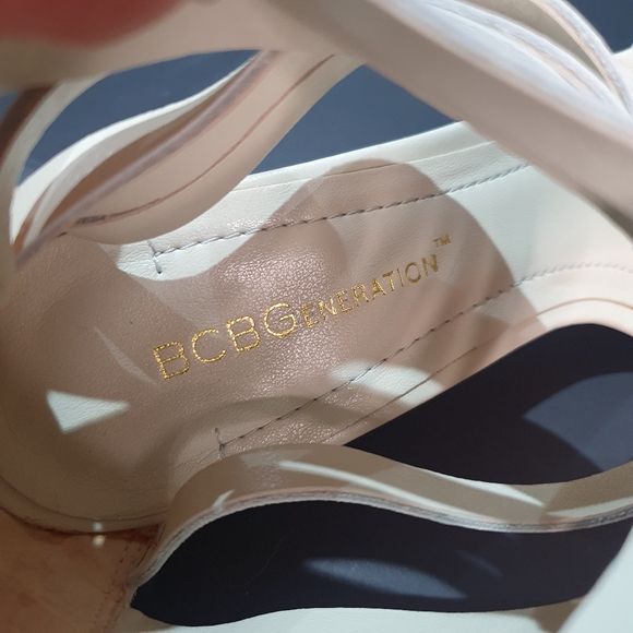 BCBG Never Worn Gladiator Style wedge heels - Picture 5 of 8